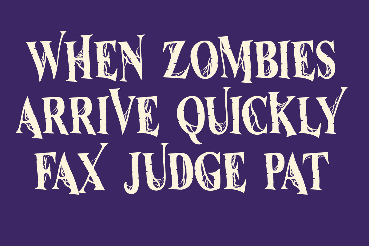 Zomelya Cobweb Horror Display Typefa, a Font by IHDSTD (Photo 3 of 6)