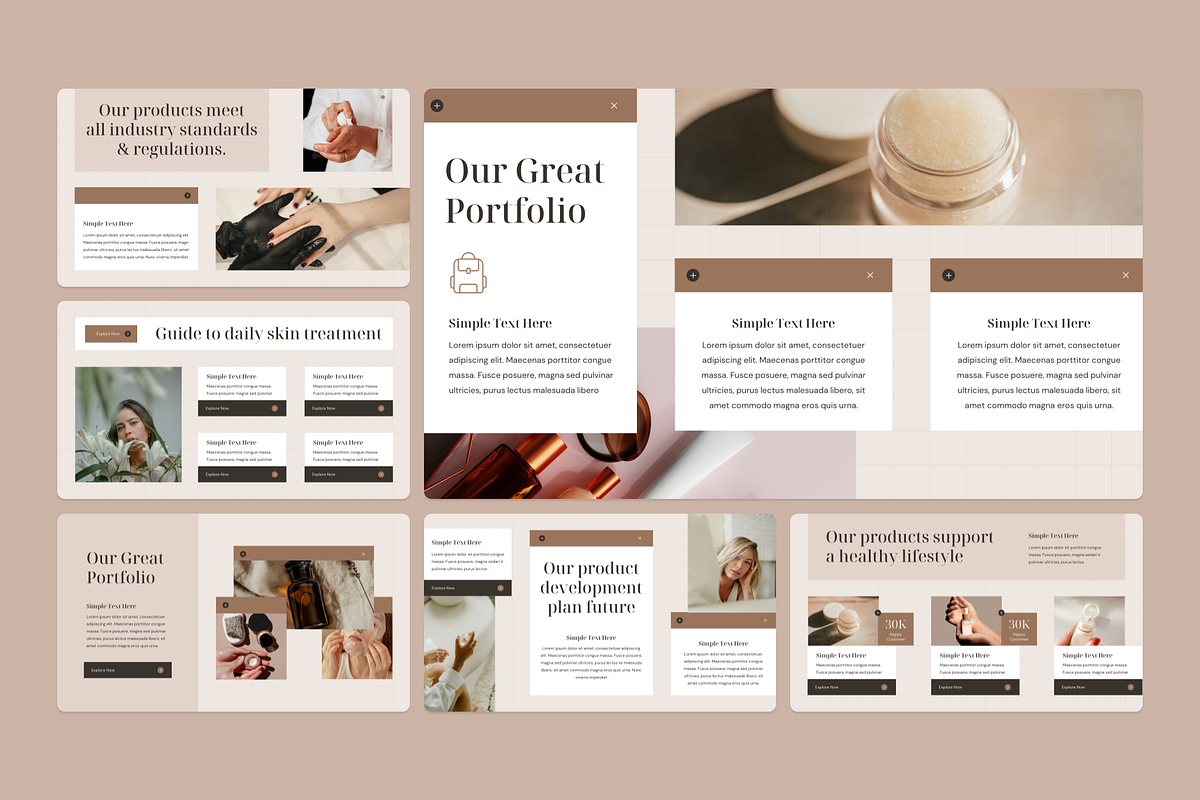 Skincare Google Slide Template, a Presentation Template by YossyOneStd (Photo 6 of 6)