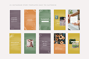 Botanical Instagram Templates, a Social Media Template by CreativeWilderness (Thumbnail 5 of 9)