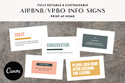 Moderno Info Signs for Airbnb Hosts, a Templates & Theme by Kin Studio (Thumbnail 1 of 8)