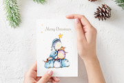 Christmas with Penguins, an Animal Illustration by Kristina Crocus (Thumbnail 5 of 5)