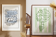 3 typography posters, an Education Illustration by Olillia (Thumbnail 10 of 13)