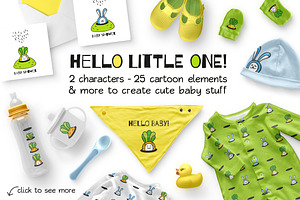 HELLO LITTLE ONE | BABY DESIGN SET