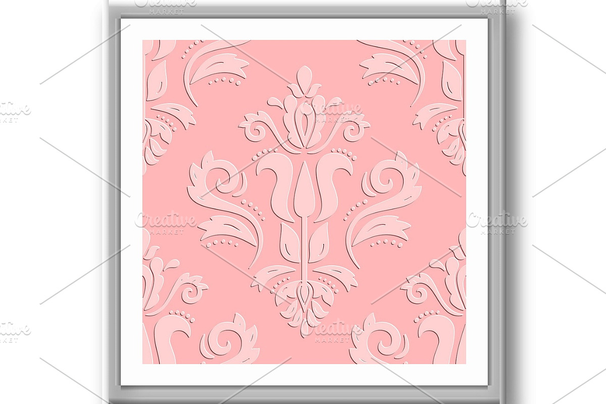 Seamless Vector Oriental Pattern, a Decorative Illustration by FineArtStudio (Photo 2 of 3)