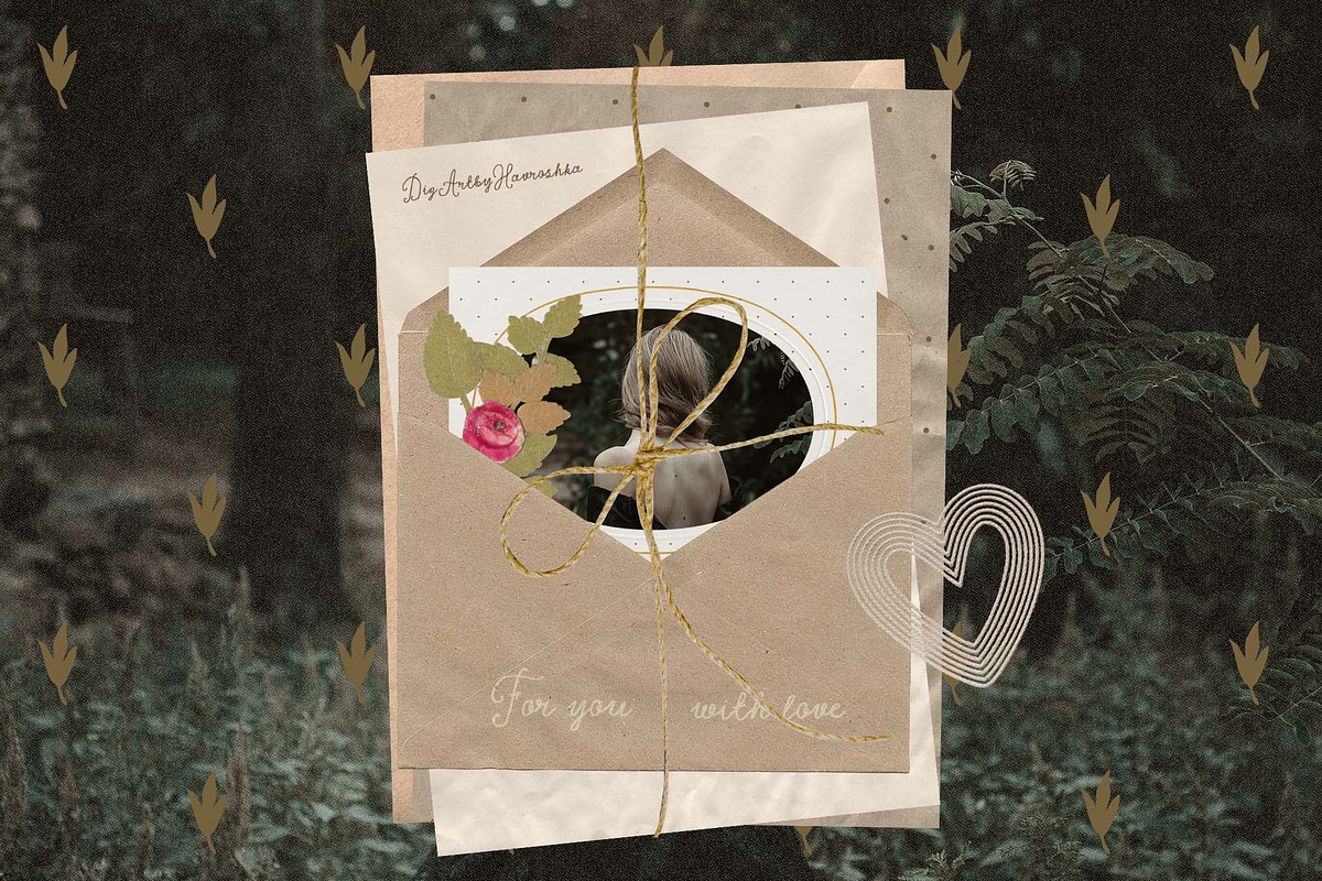 Craftelle – Kraft collage kit, an Object Graphic by DigARTbyHavroshka (Photo 14 of 14)