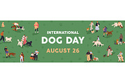Pet owners set + Dog Day templates, an Animal Illustration by Good Studio (Thumbnail 3 of 7)