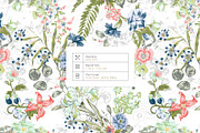 Meadow Flowers Floral Pattern, a Pattern Graphic by Pink Linen (Thumbnail 3 of 12)