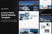 Yachtlux - Yacht Rent HTML Template, a HTML Template by TNCFlow (Thumbnail 1 of 5)