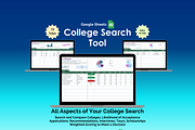 College Search Tool - Google Sheets, an App Template by Ardent Workshop (Thumbnail 1 of 8)