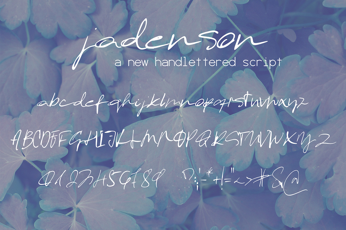 Jadenson Font preview 8