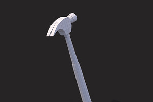 Low Poly Hammer V.1