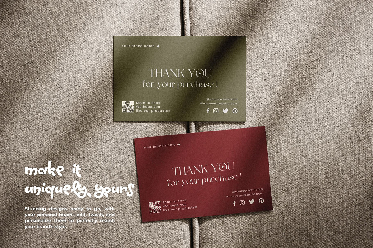 Minimal Branding Packaging Kit Canva preview 8