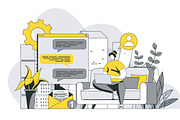 Business Outline Illustrations, a Templates & Theme by alexdndz (Thumbnail 31 of 52)
