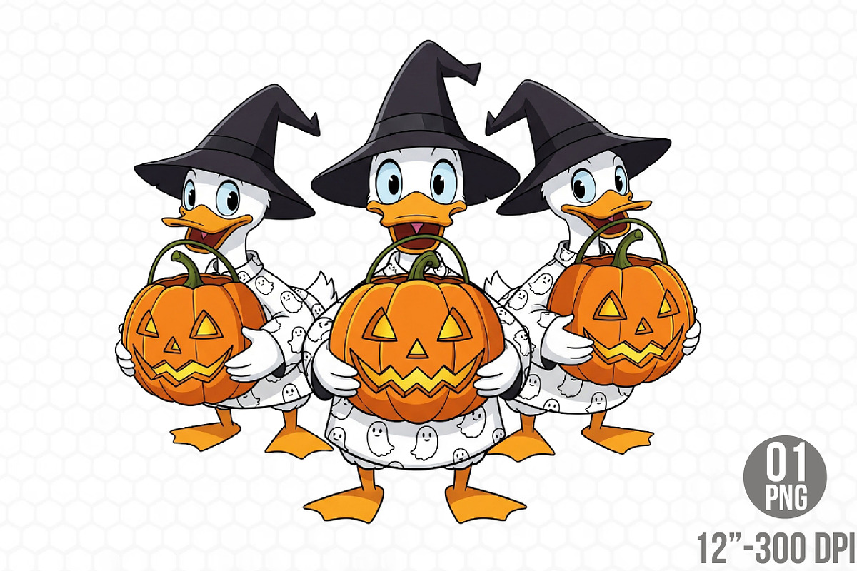 Goose Halloween Fall PNG, an Illustration by Designking (Photo 1 of 4)