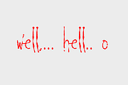 Hauntink - Horror Bleed Ink Font, a Handwritten Font by Gittype (Thumbnail 7 of 7)