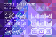 Infographics icons, an Outline Icon by AlexZeL (Thumbnail 1 of 5)