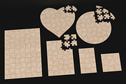 Jigsaw Puzzle Laser Cutting Files, an Object Graphic by ThemeXDigital (Thumbnail 1 of 8)