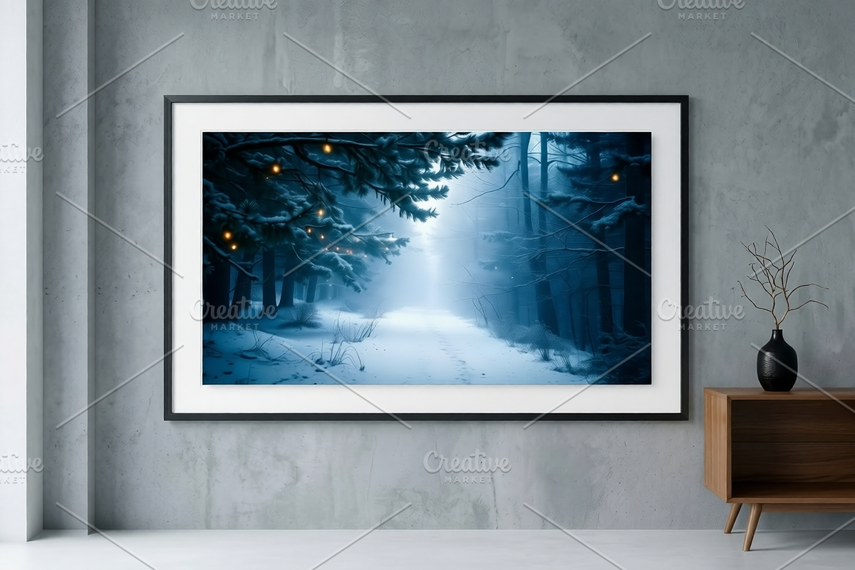 Magical Winter Forest Path Photo, a Holiday Photo by Aura Canyon HQ (Photo 5 of 7)