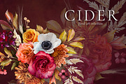 Autumn Cider Floral Clip Art, an Object Graphic by Eclectic Anthology (Thumbnail 11 of 13)