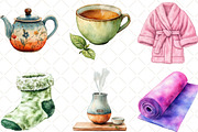 Cozy Self Care Clipart Bundle, an Illustration by Black Bird Studio (Thumbnail 5 of 6)