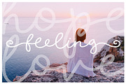 Golden Day Font with Extras & Shapes, a Script Font by Velliniki (Thumbnail 7 of 10)