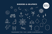 Coastal Line Art Logo Bundle, a Branding & Logo Template by Ellen Carty Design (Thumbnail 5 of 11)
