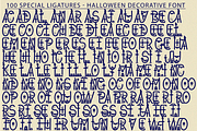 Halloween Decorative Font, a Sans Serif Font by 177Studio (Thumbnail 7 of 8)
