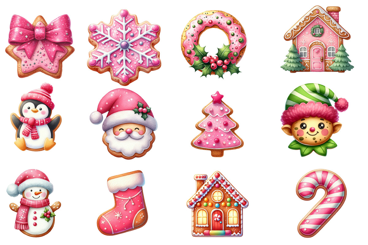 Christmas Cookie Clipart, an Illustration by Designworld (Photo 3 of 5)