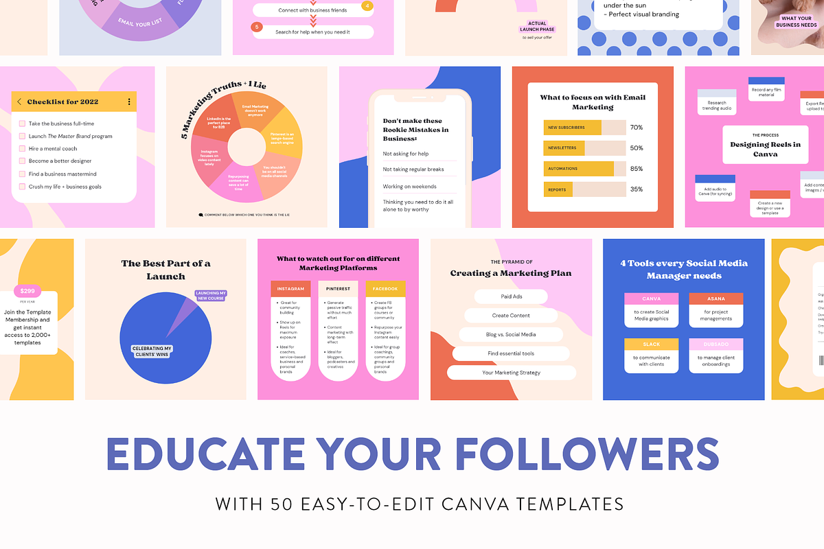 Instagram Educational Posts Pack, a Social Media Template by My Social Boutique (Photo 3 of 11)
