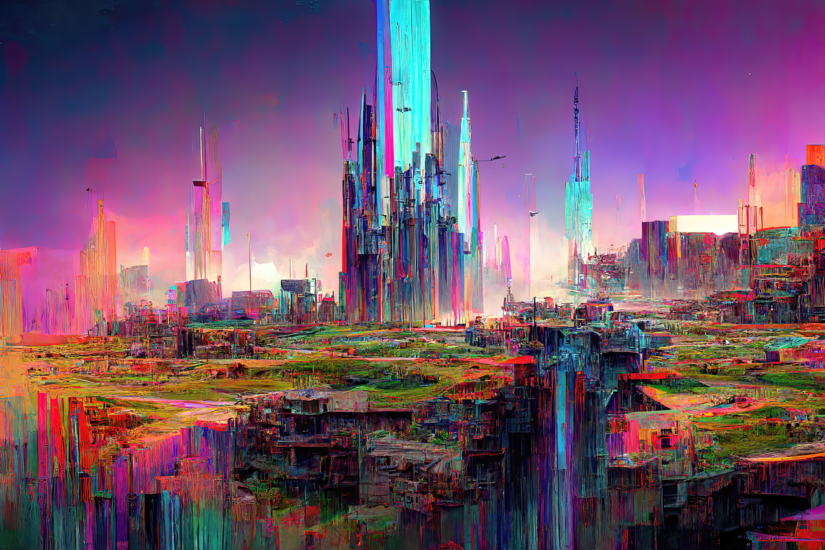 Glitch City Landscapes, an Illustration by OneOrEight (Photo 16 of 20)
