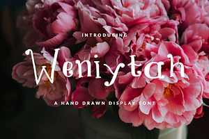 WENIYTAH FONT GIRLY & FUN