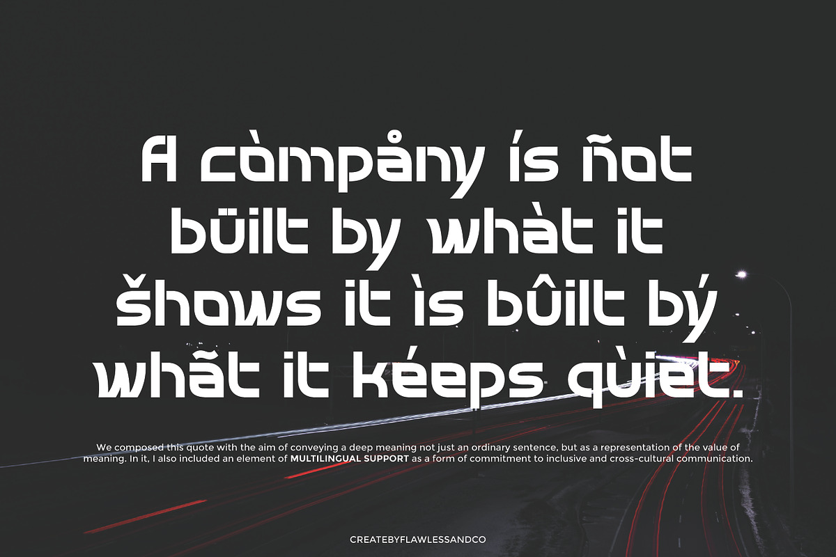 Broock - Modern Display Font, a Font by Flawless And Co (Photo 8 of 10)
