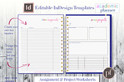 Academic Planner | InDesign Template, a Stationery Template by Planner Templates (Thumbnail 8 of 11)