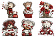 Valentine Teddy Bear Set, an Illustration by Daily.Designs (Thumbnail 6 of 8)
