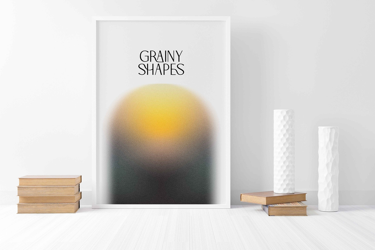 Grainy Gradient Shapes & Backgrounds, a Graphic by Unusual Vectors (Photo 3 of 7)