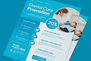 Dental Care Promotion Flyer, a Flyer Template by graphicook (Thumbnail 2 of 3)