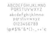 Hand Condensed Sans: hand drawn font, a Font by Rachel Ortiz (Thumbnail 5 of 8)