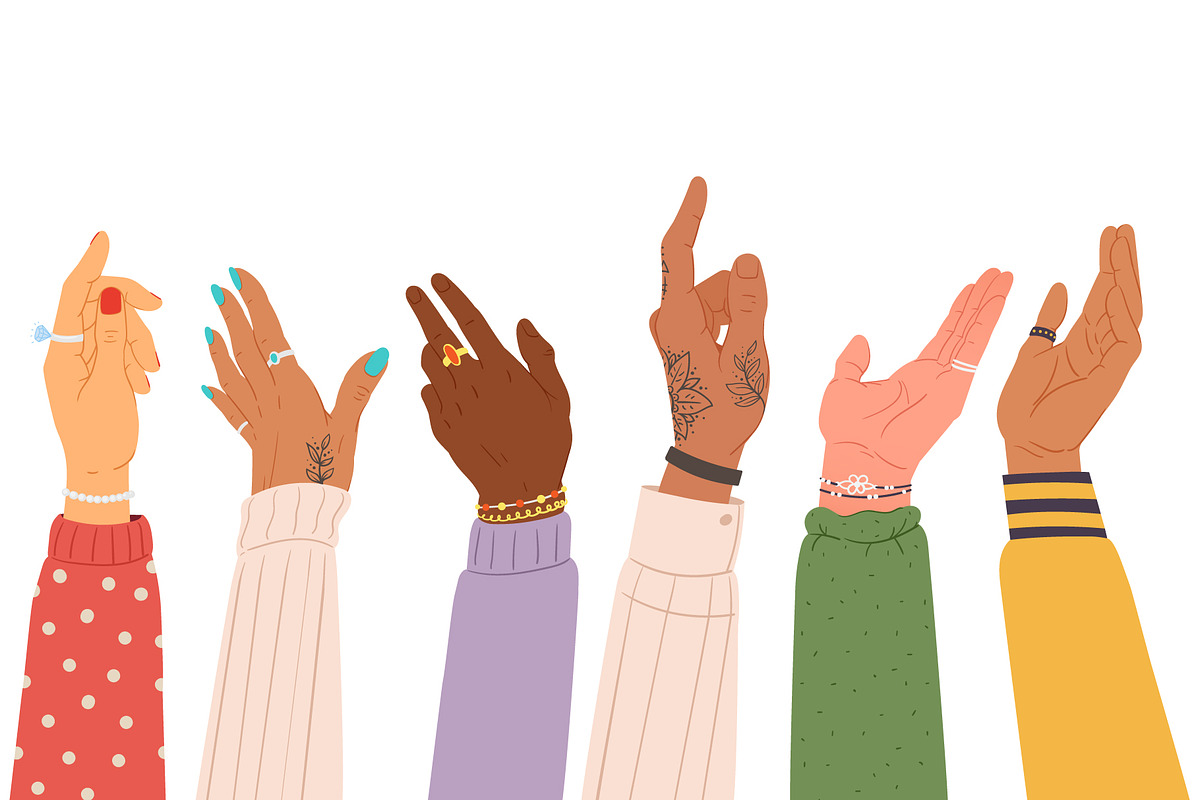 Hands gestures, a Person Illustration by GreenSky (Photo 5 of 7)