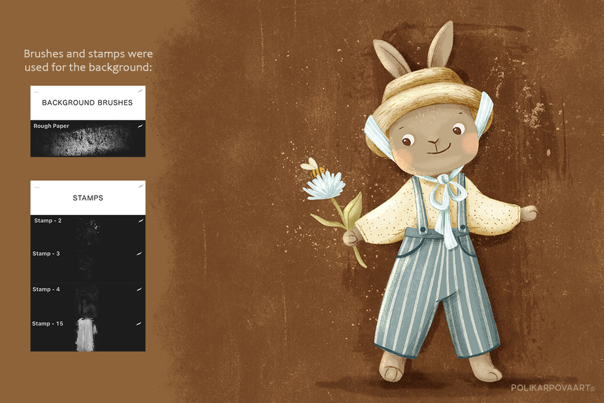 Grungy Textures - brushes & canvases, a Brush Add-On by polikarpovaart (Photo 8 of 17)