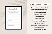 Coaching Client Intake Sheets Canva, a Brochure Template by DeeBeeDesign (Thumbnail 6 of 10)