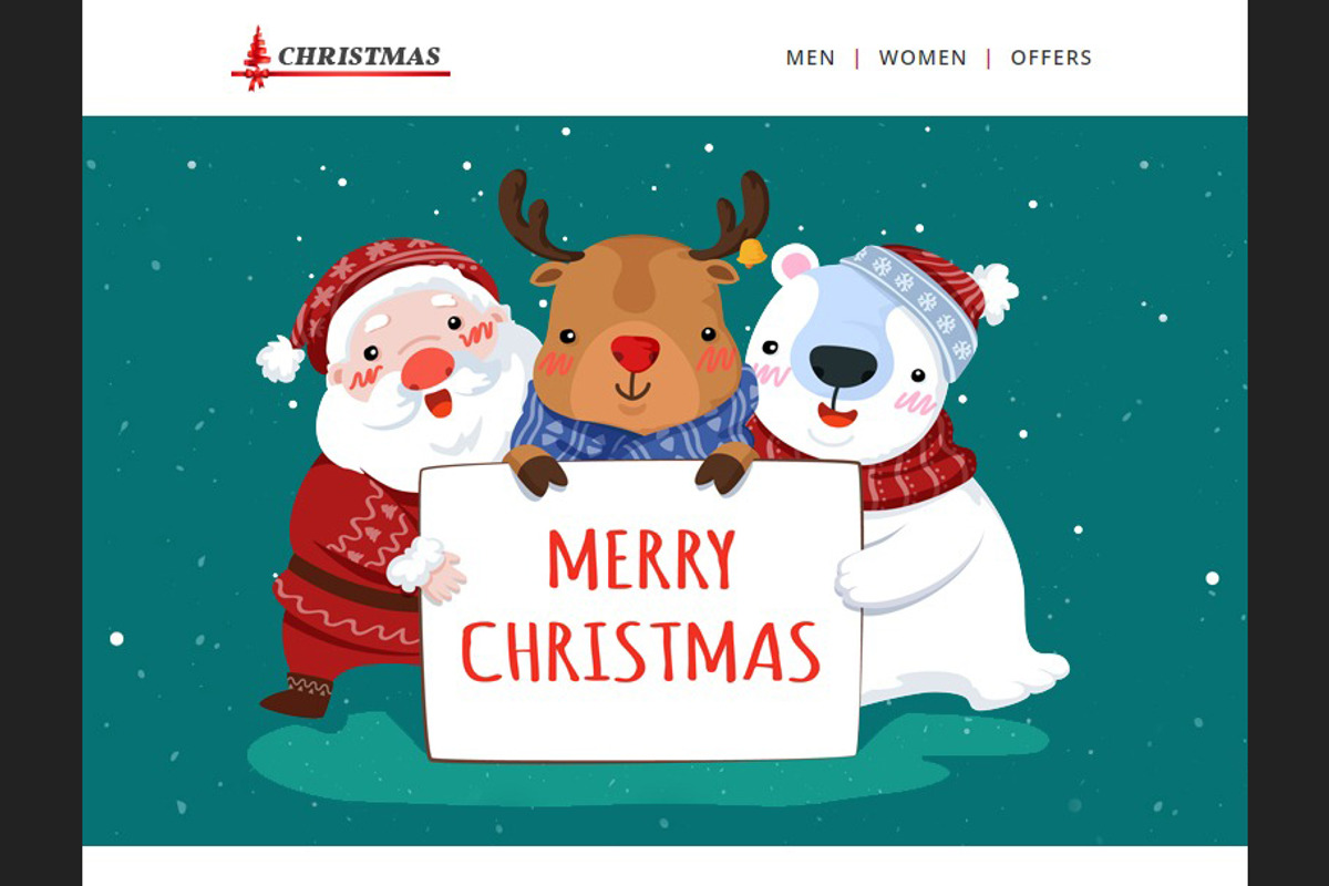 Christmas - New Year Email Template, an Email Template by FourDinos (Photo 2 of 3)