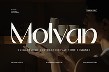 Molvan - Editorial Serif Font
