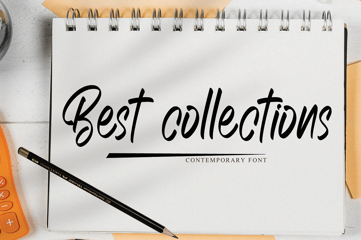Best Collections//Contemporary Font, a Script Font by GDcreative (Photo 1 of 11)