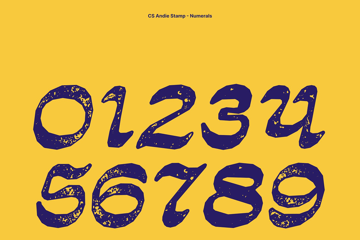 CS Andie Stamp, a Handwritten Font by Craft Supply Co. (Photo 4 of 8)