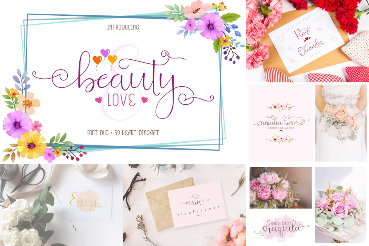 Best Beautiful Script Font Bundle, a Script Font by PutraCetol Studio (Photo 17 of 23)