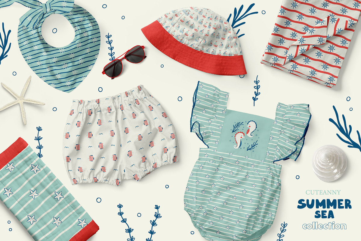 Cute nautical collection, an Object Graphic by Cuteanny Design (Photo 2 of 8)