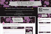 Dark Habit Tracker Weekly Planner, a Design Template by Anis Illustration (Thumbnail 1 of 8)