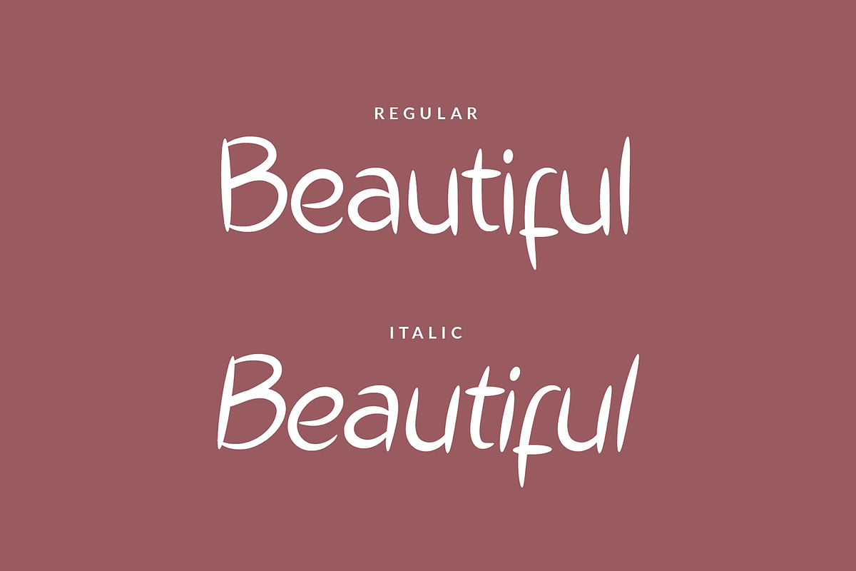 Sansiveyra Handwritten Font, a Font by Dicubit (Photo 9 of 10)