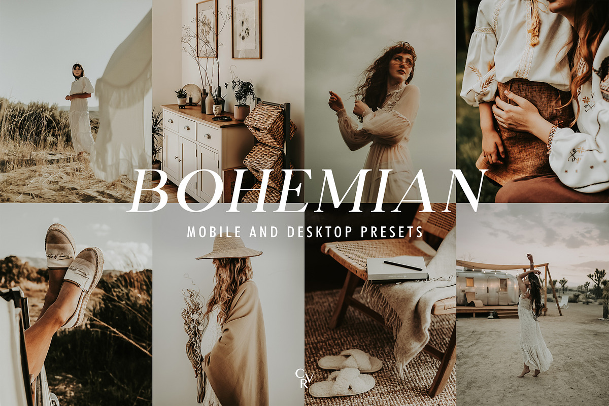 15 Bohemian Lightroom Presets, a Preset Add-On by CVR Presets (Photo 1 of 7)
