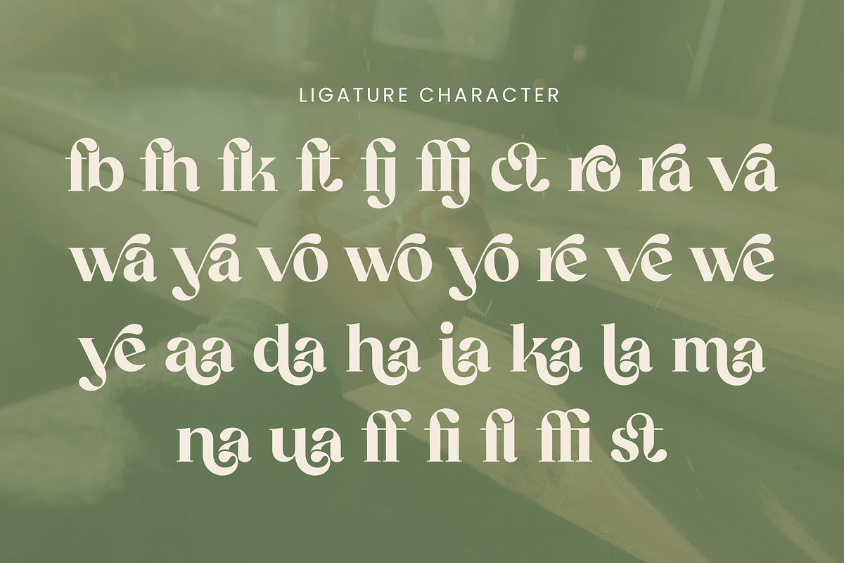 Retrofly A Retro Serif, a Serif Font by Annivers Type (Photo 10 of 10)